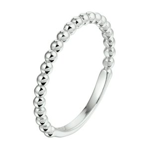 Bagues à empiler en argent