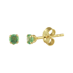 Boucles d’oreilles à pierre précieuse en or