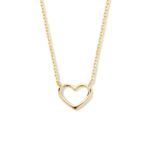 Collier en or avec cœur