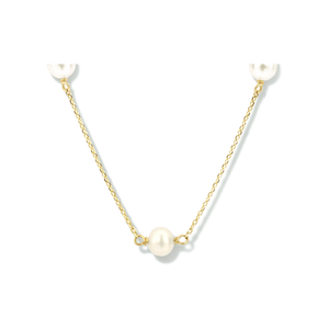 Collier en or avec perle