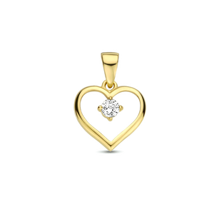Pendentif cœur en or