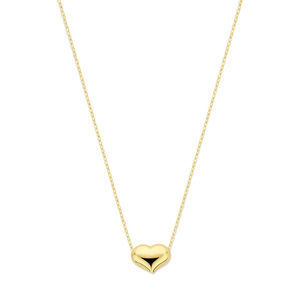 Collier en or avec cœur