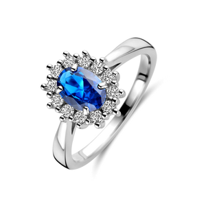 Bagues en argent avec zircone