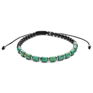 Bracelets en argent avec pierres précieuses