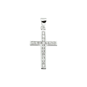 Pendentif croix en argent