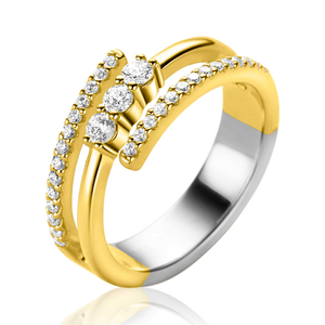 Bagues en argent avec zircone
