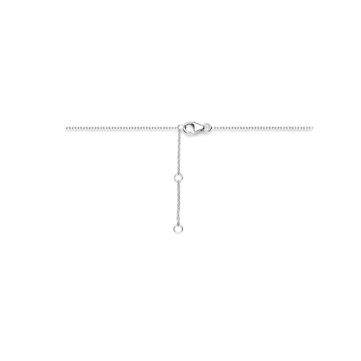 collier perles 41 - 45 cm argent rhodié