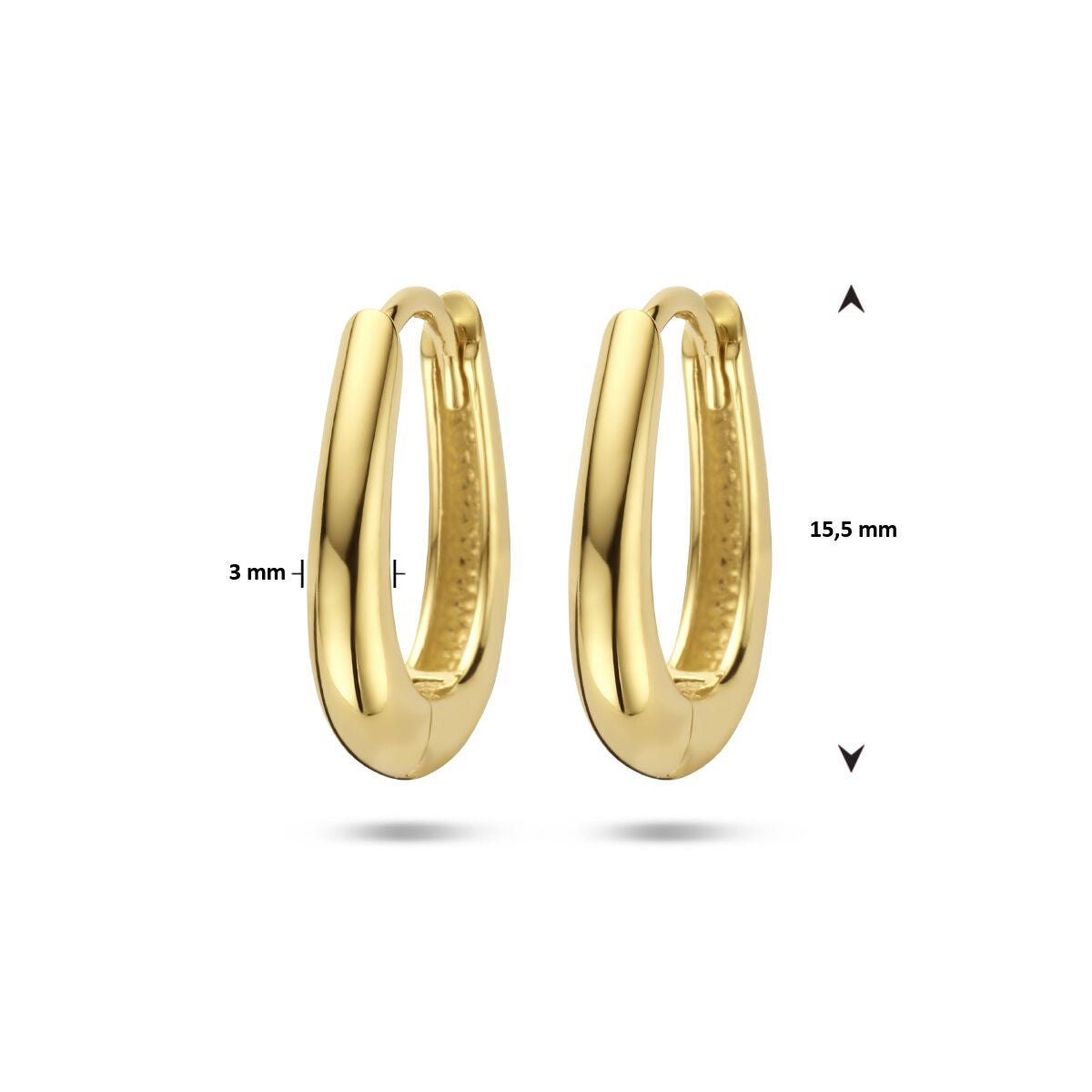 créoles 14K or jaune