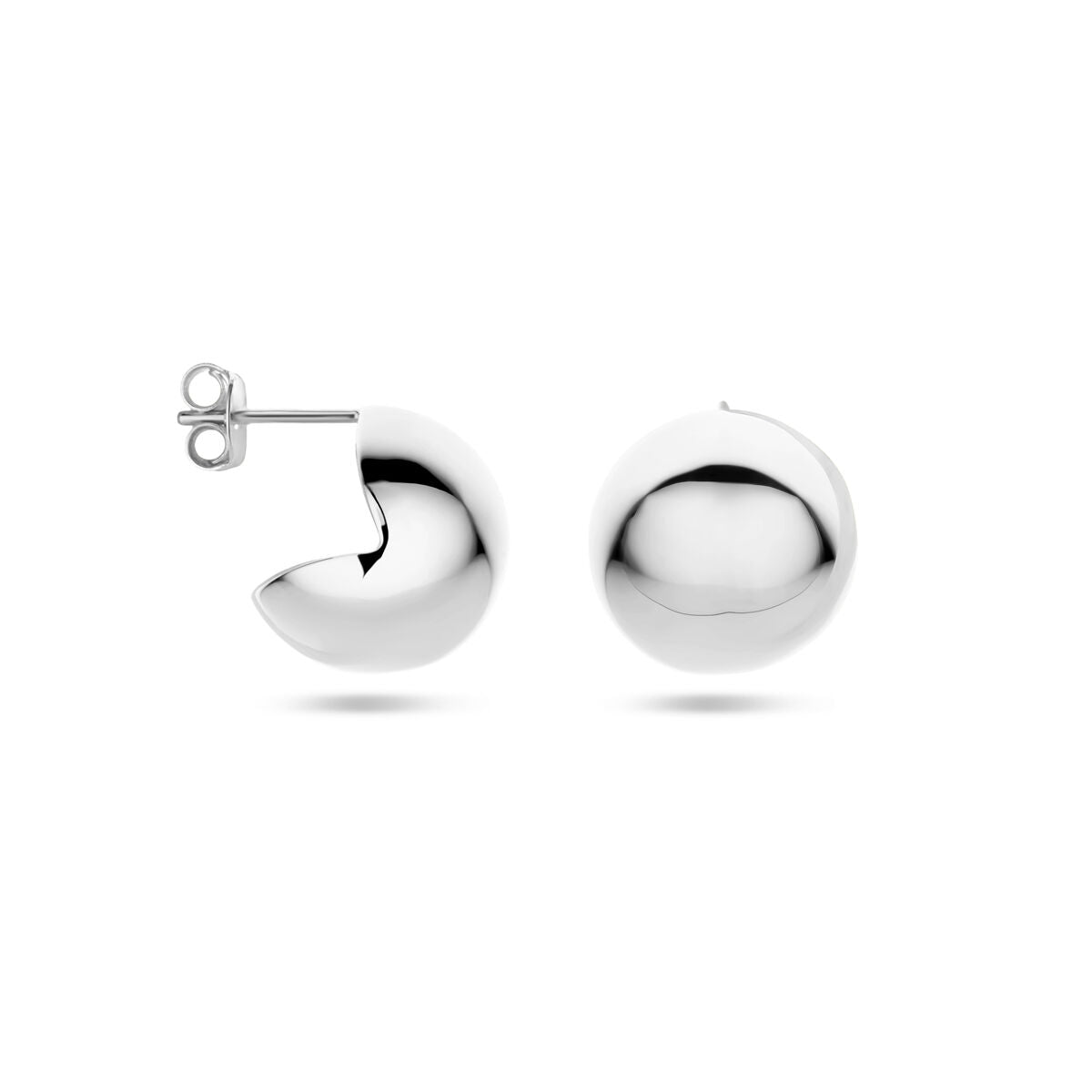 créoles 15 mm argent rhodié