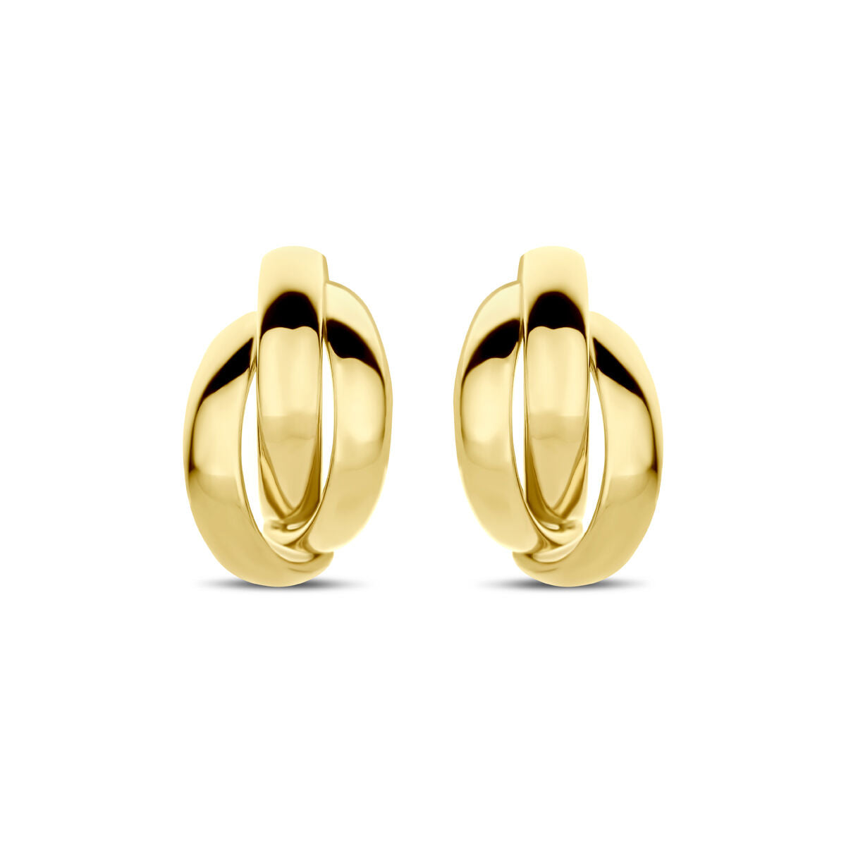 créoles 13 mm or jaune 14K