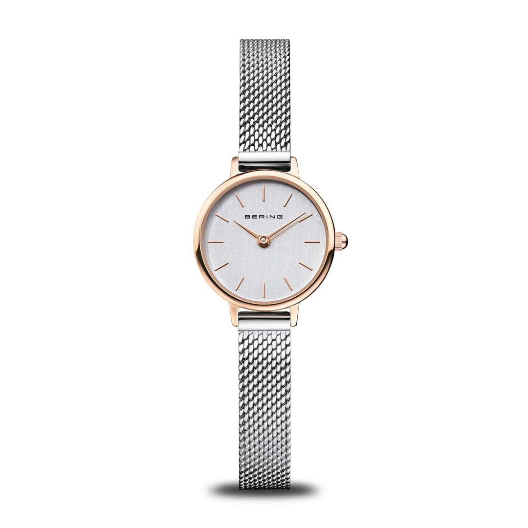 bering dames horloge zilveren wijzerplaat - 11022-064