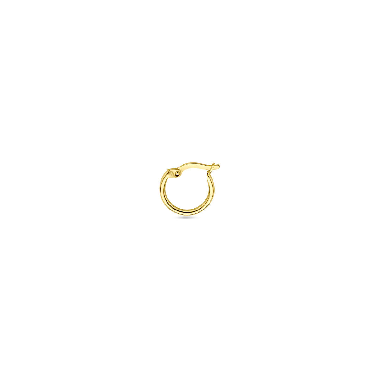 créole 12 mm par pièce or jaune 14K