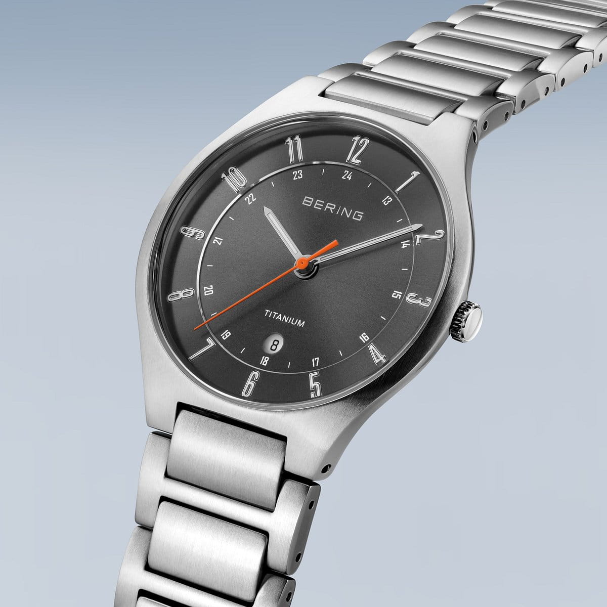 bering montre pour homme cadran gris - 11739-772