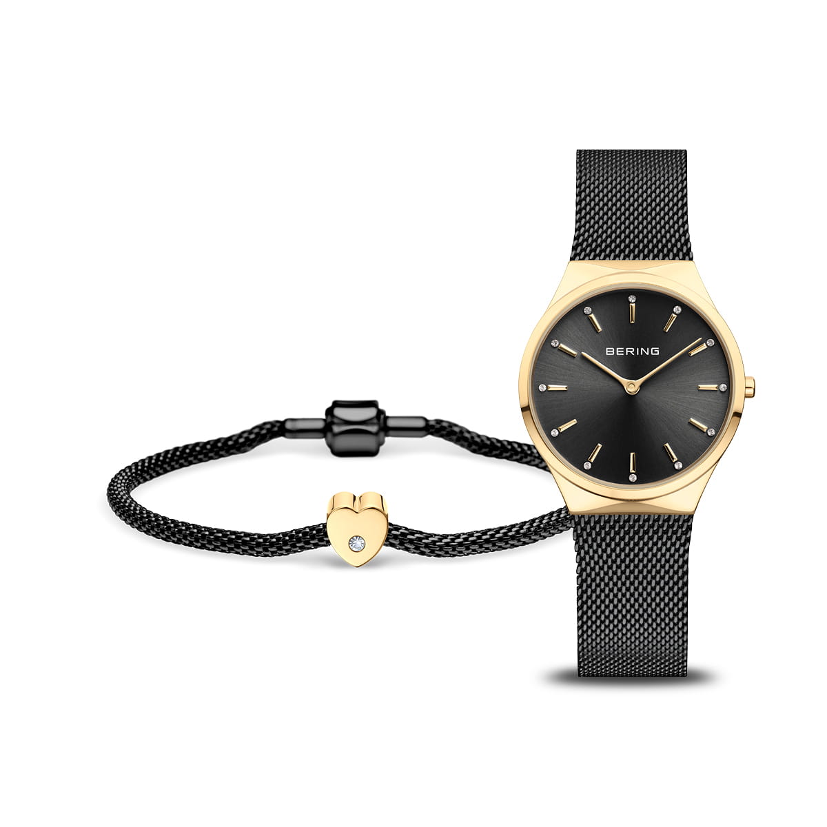 bering montre pour femme cadran noir - 12131-132-GWP
