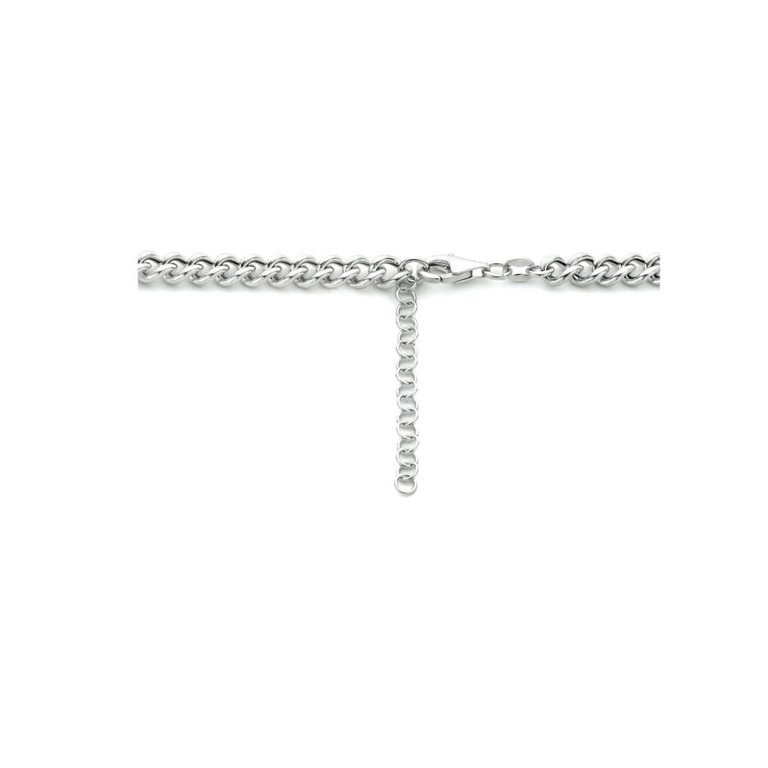 gourmette 5,4 mm zilver gerhodineerd