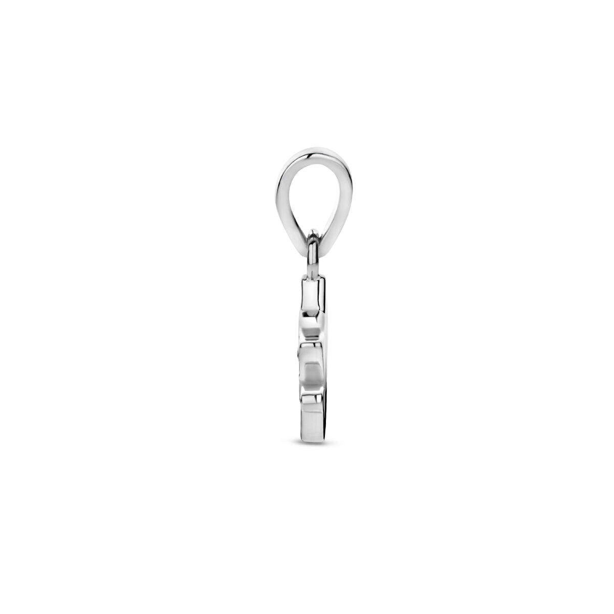 pendentif chat argent rhodié