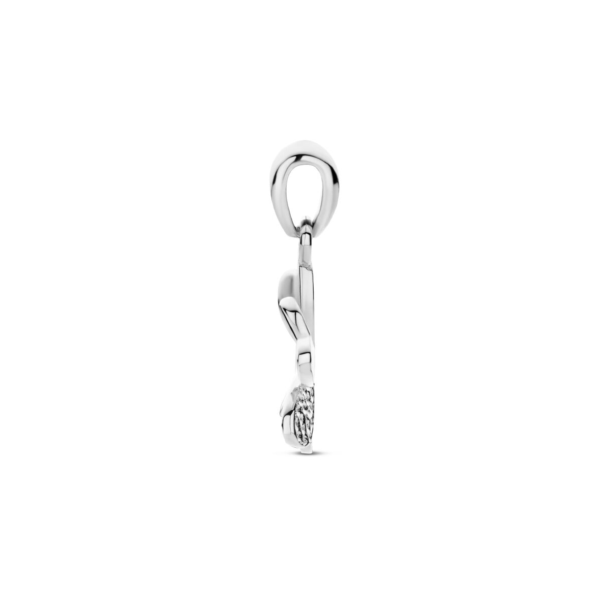 pendentif trèfle argent rhodié