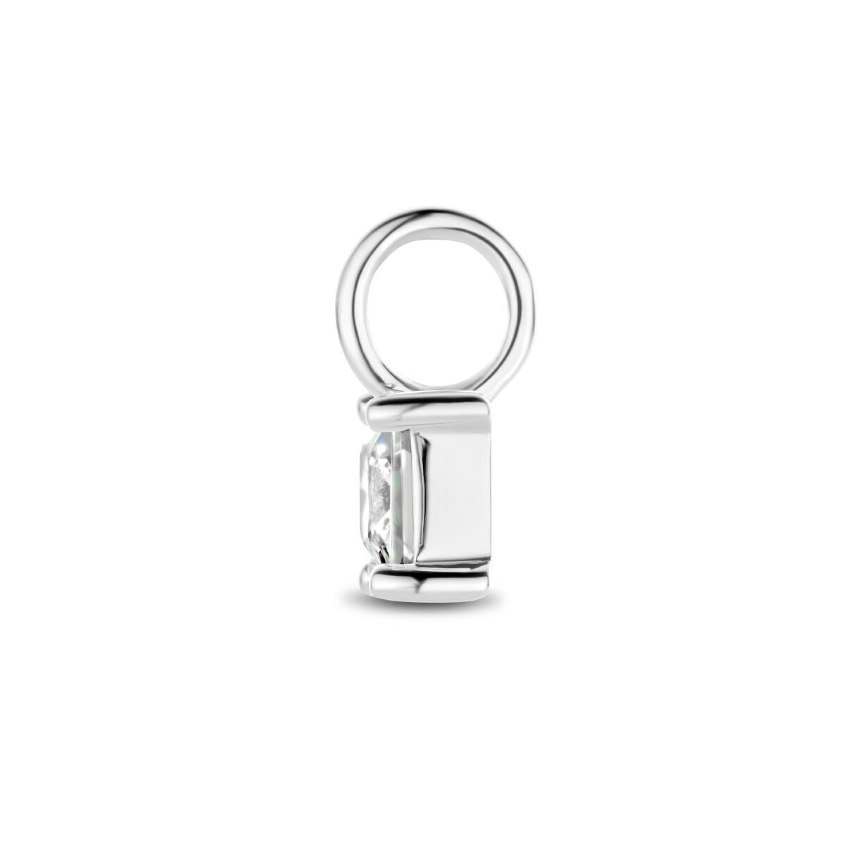 pendentif zircone argent rhodié