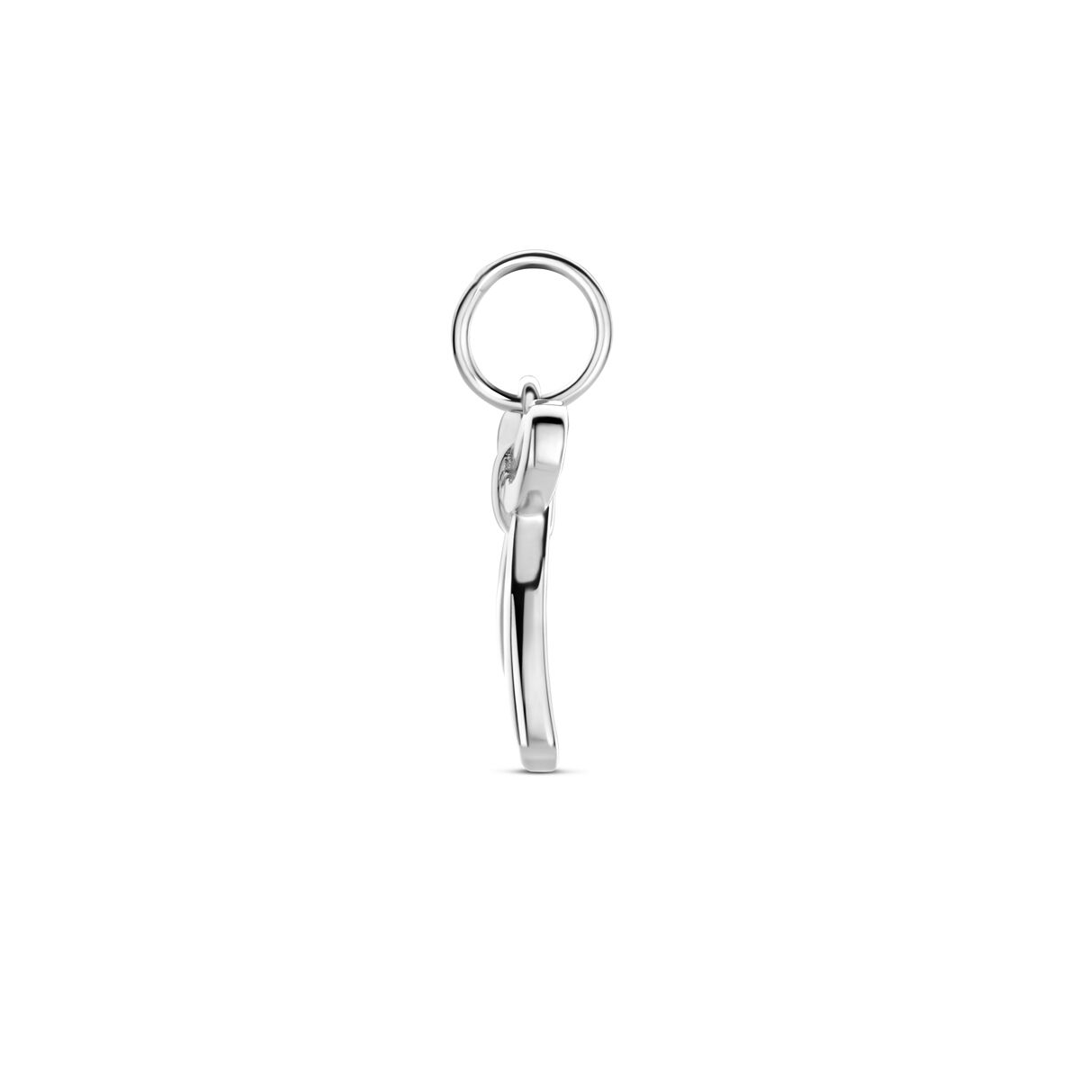 pendentif nœud 16 mm argent rhodié