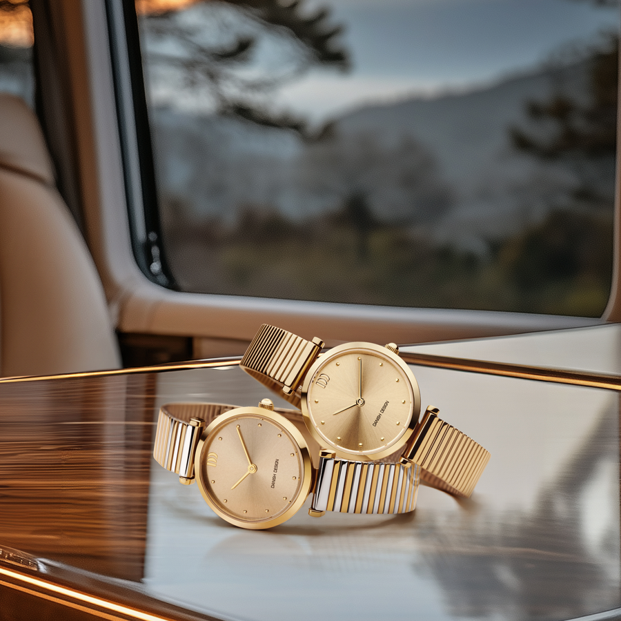 Montre pour femme cadran doré - IV86Q1301