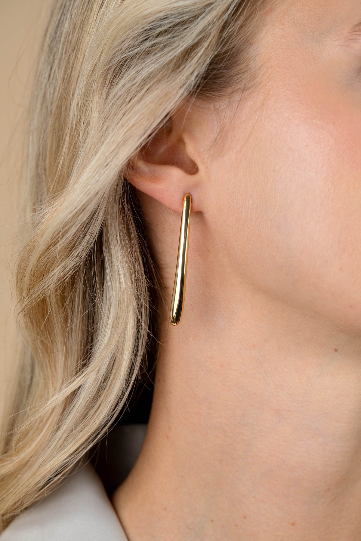 Zinzi puces d'oreilles argent plaqué or ZIO2674G