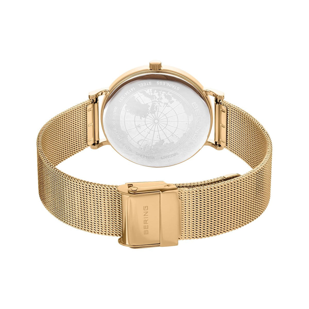 bering dames horloge witte wijzerplaat - 14134-331