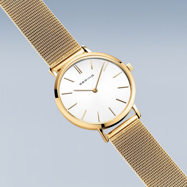 bering dames horloge witte wijzerplaat - 14134-331