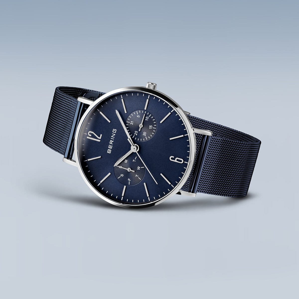bering montre pour homme cadran bleu - 14240-303