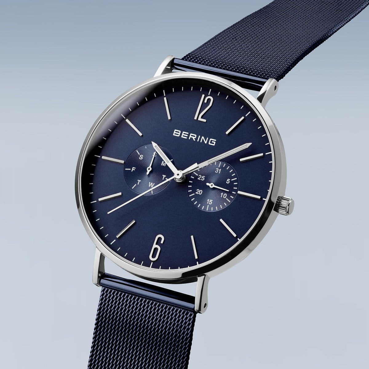 bering montre pour homme cadran bleu - 14240-303