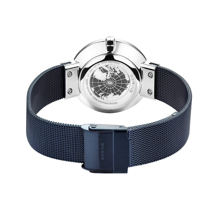 Bering dames horloge blauwe wijzerplaat - 14331-307