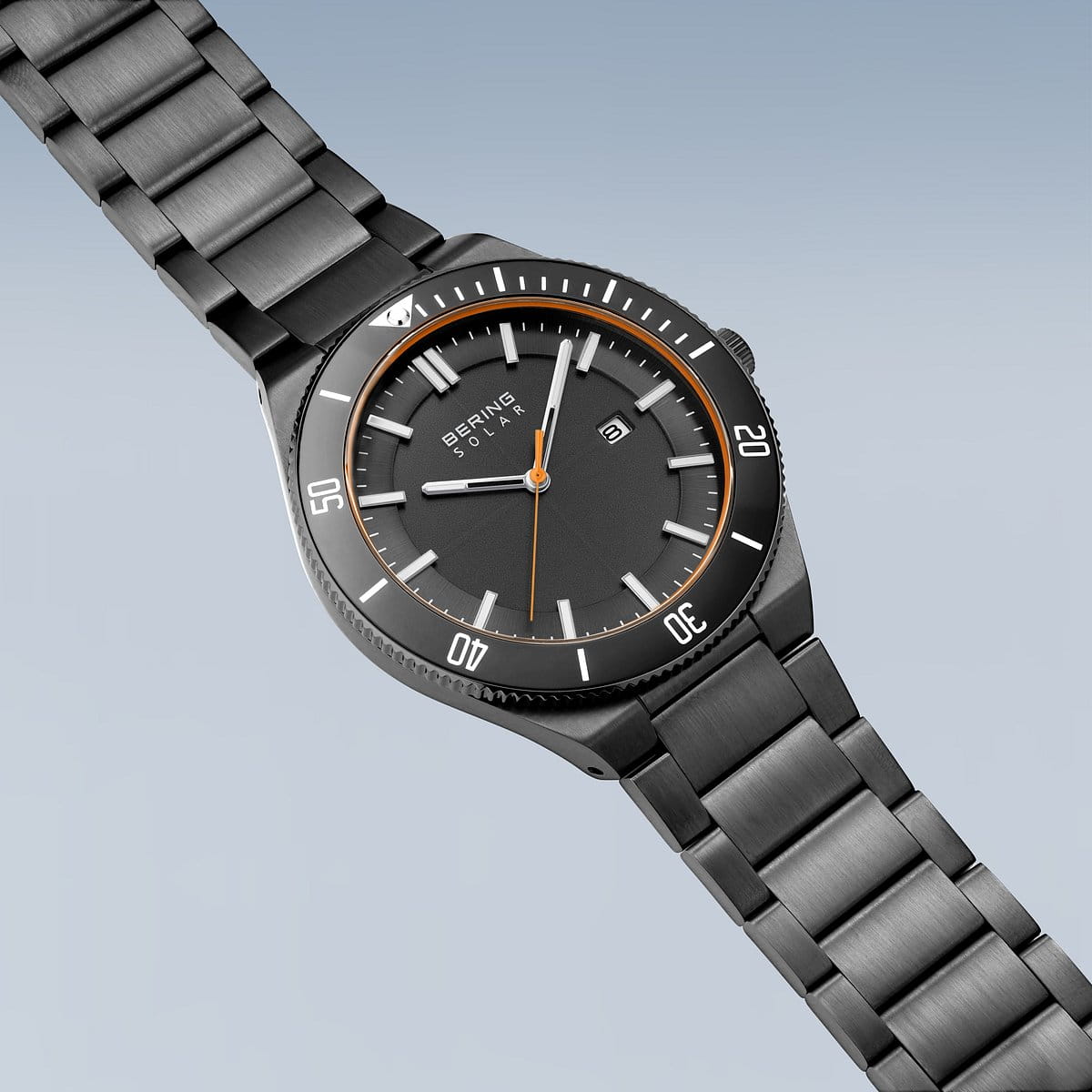 bering montre pour homme cadran gris - 14443-779