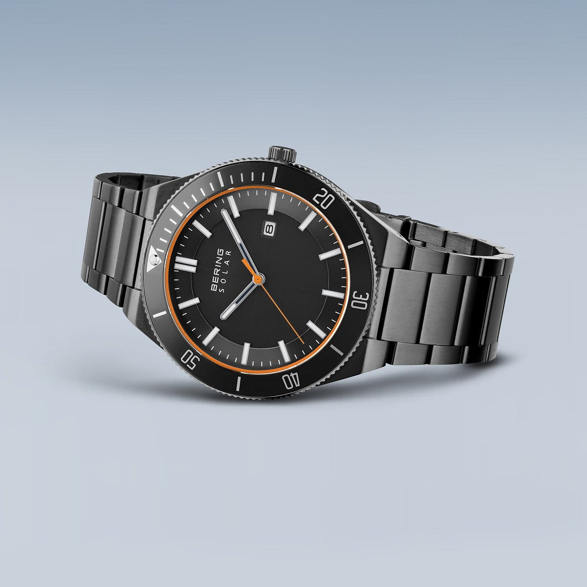 bering montre pour homme cadran gris - 14443-779