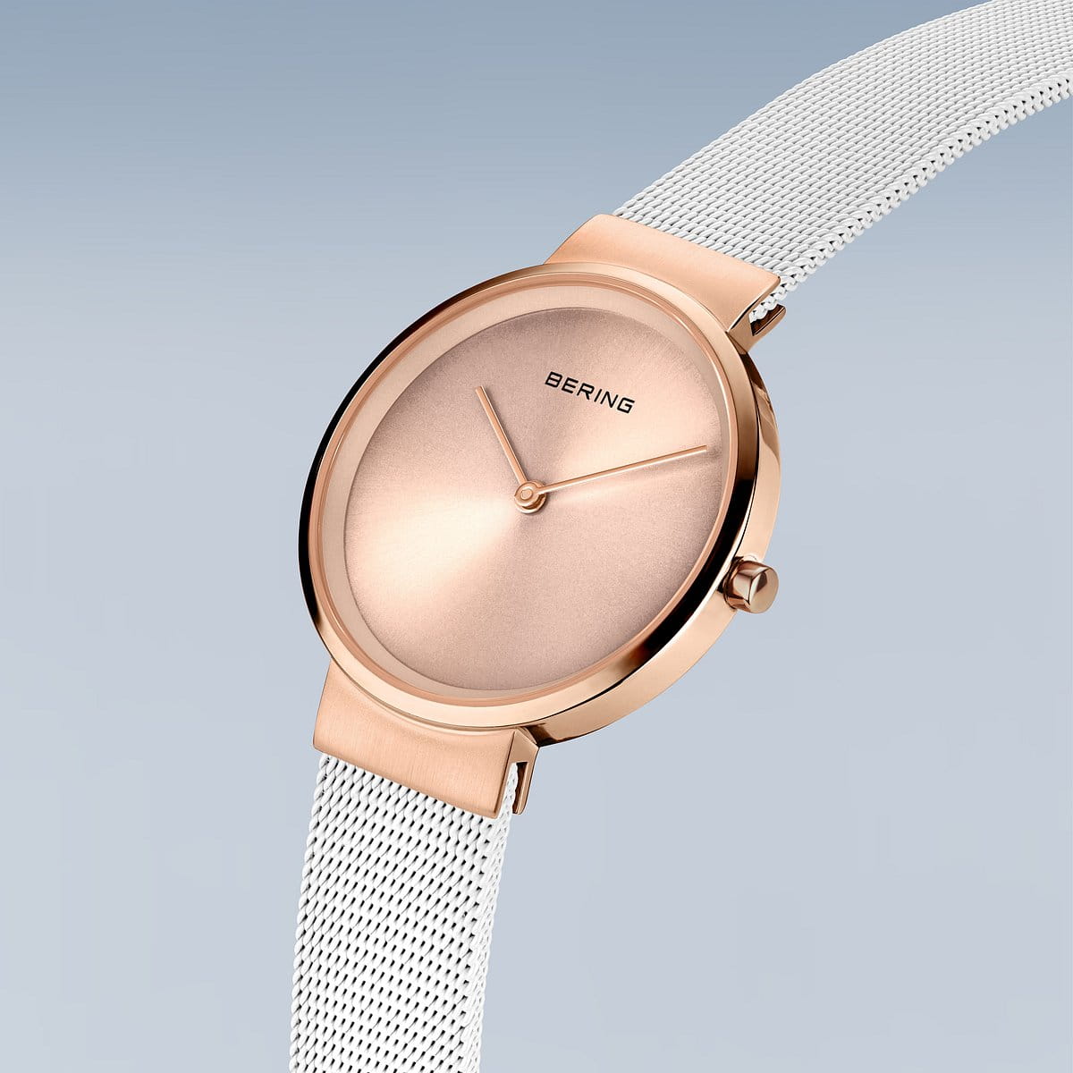bering montre pour femme cadran or rose - 14531-266