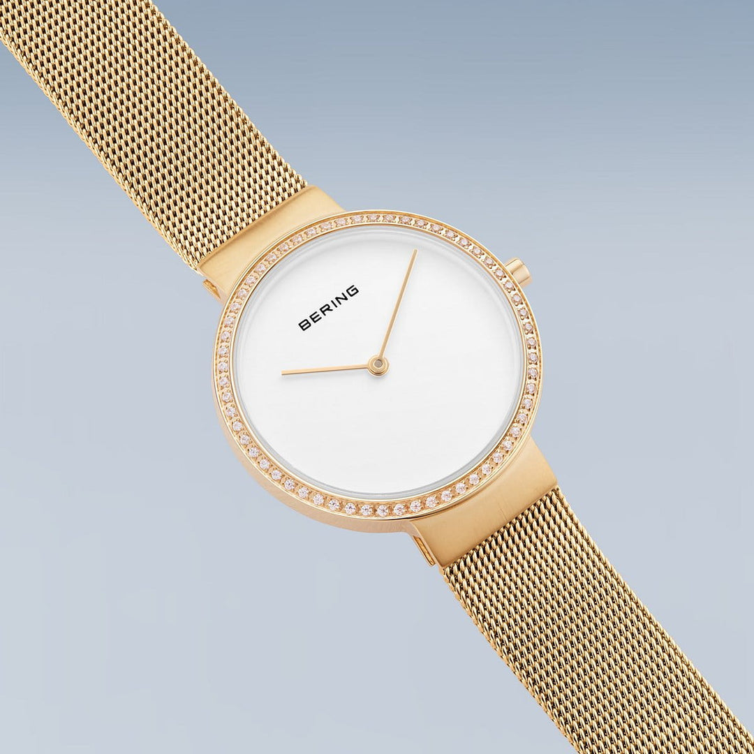bering dames horloge witte wijzerplaat - 14531-330