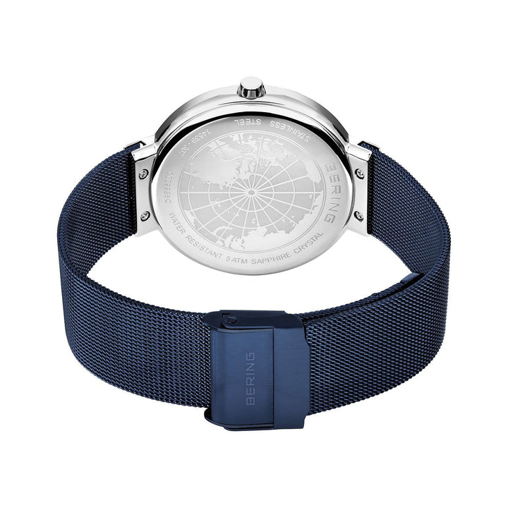 bering unisex horloge blauwe wijzerplaat - 14539-307