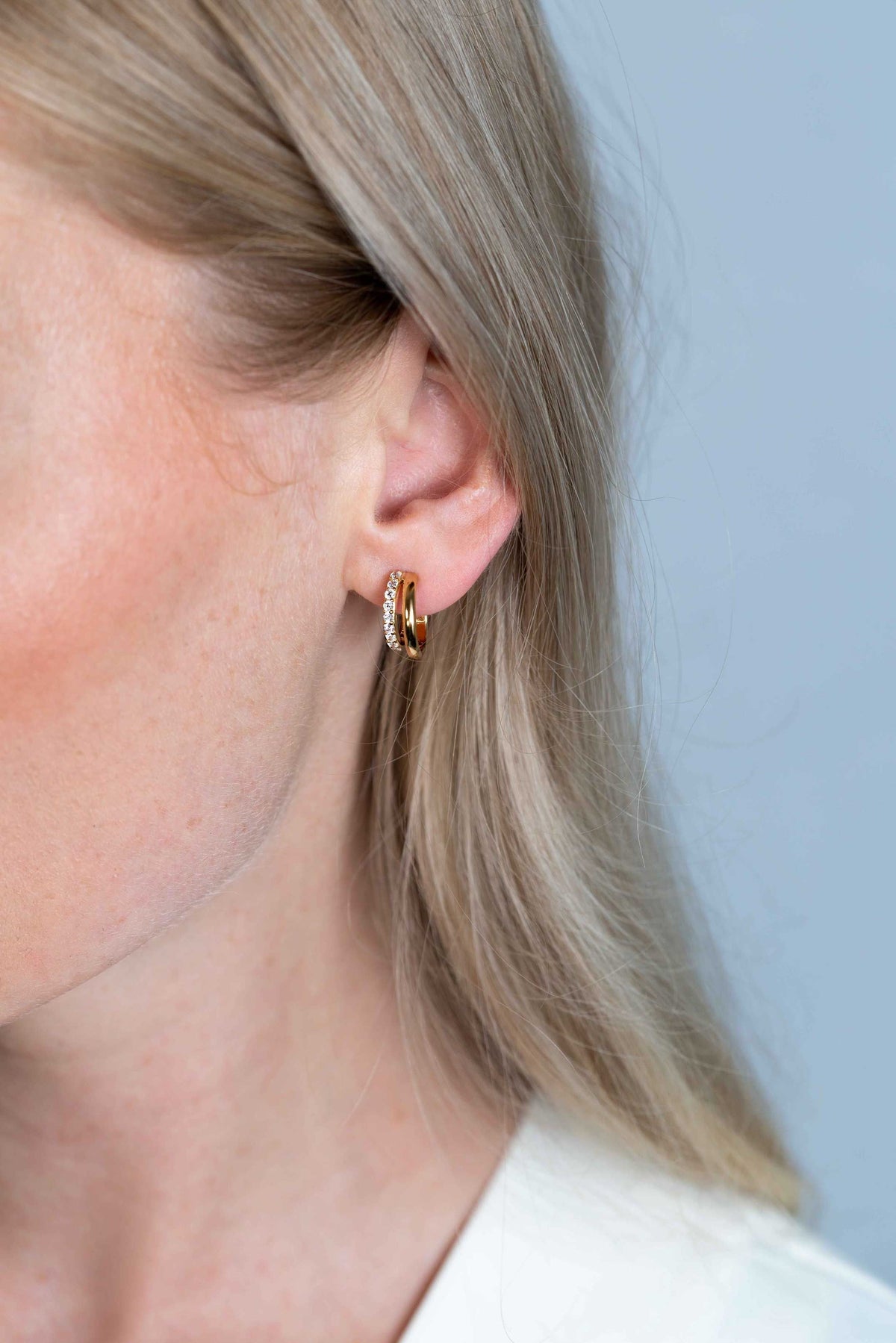 Boucles d'oreilles plaqué or Zio2254