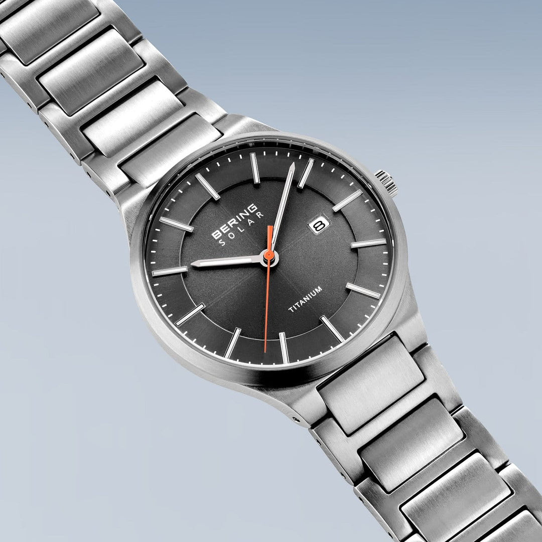 bering montre pour homme cadran gris - 15239-779