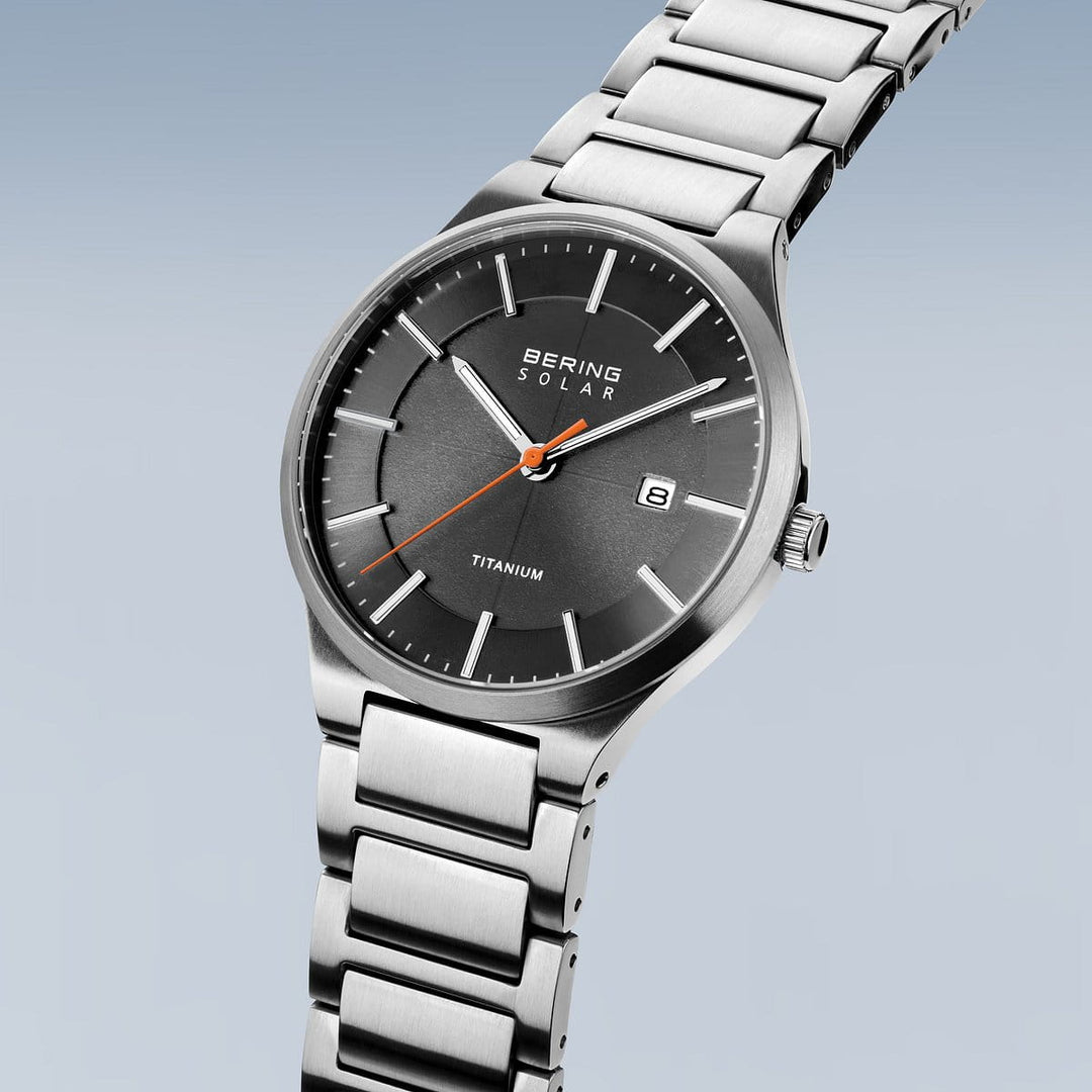 bering montre pour homme cadran gris - 15239-779