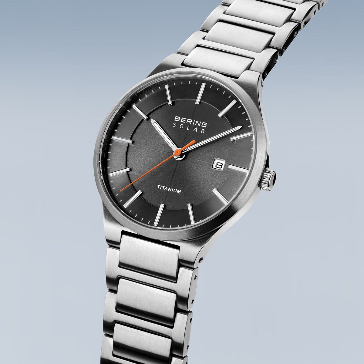 bering montre pour homme cadran gris - 15239-779