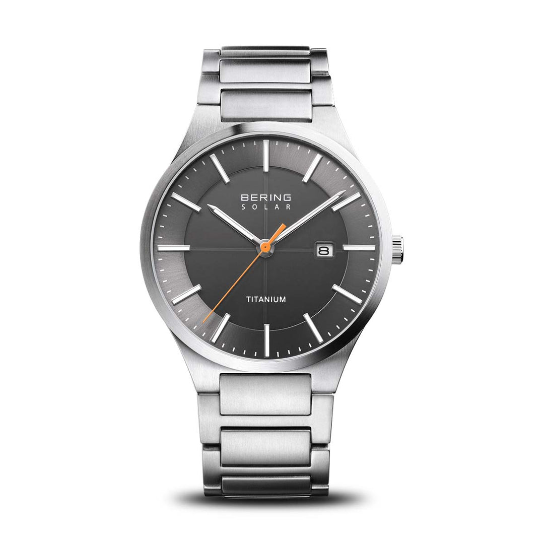 bering montre pour homme cadran gris - 15239-779