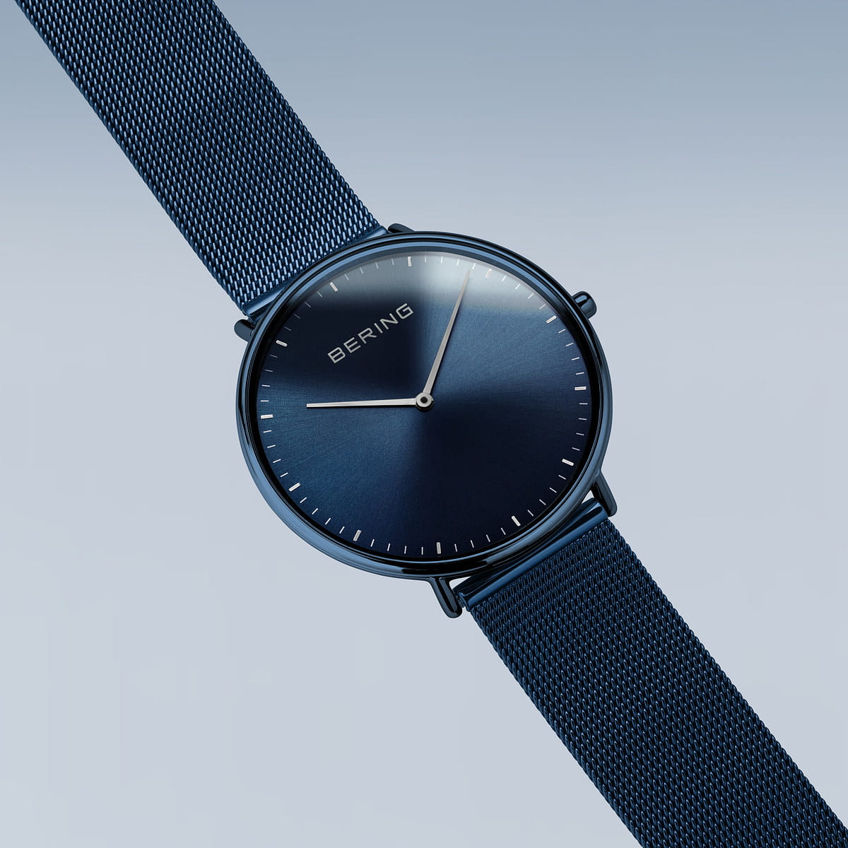 bering montre unisexe cadran bleu - 15739-397