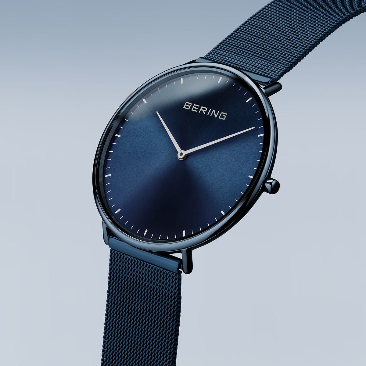 bering montre unisexe cadran bleu - 15739-397