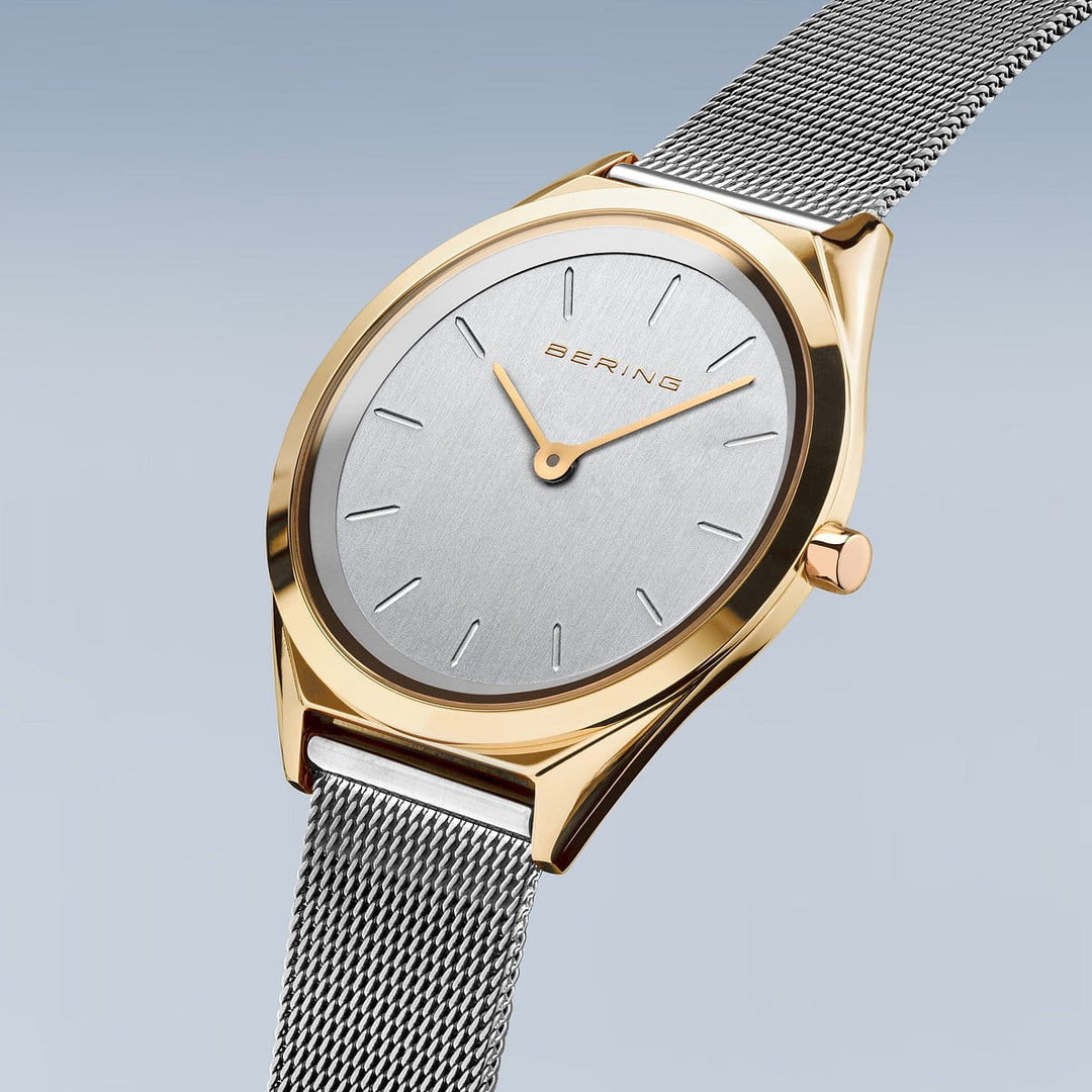 bering dames horloge zilveren wijzerplaat - 17031-010