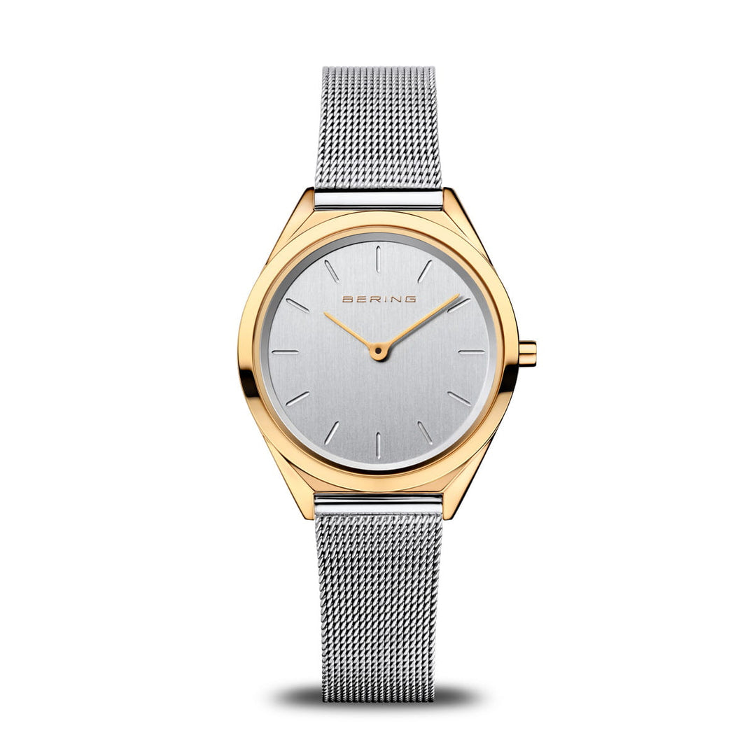 bering dames horloge zilveren wijzerplaat - 17031-010