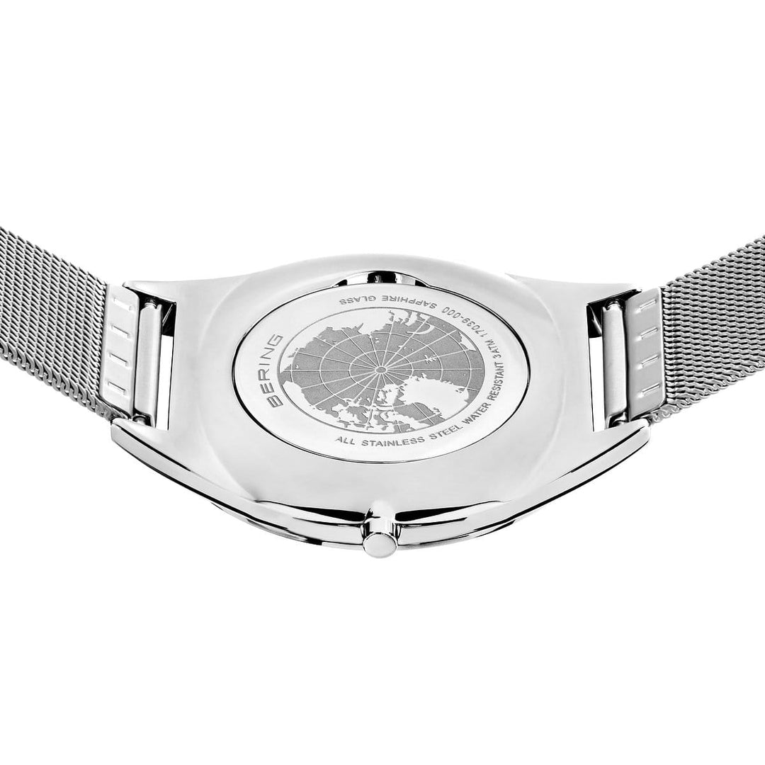 bering unisex horloge zilveren wijzerplaat - 17039-000