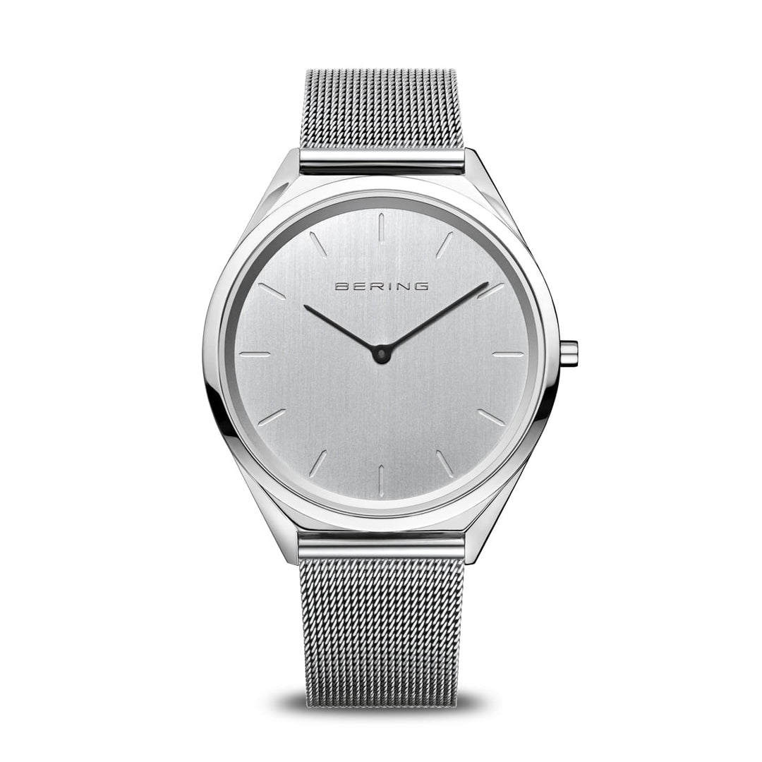 bering unisex horloge zilveren wijzerplaat - 17039-000