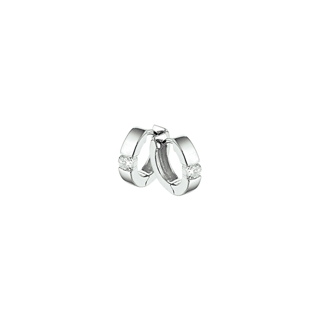klapoorringen zirkonia zilver gerhodineerd