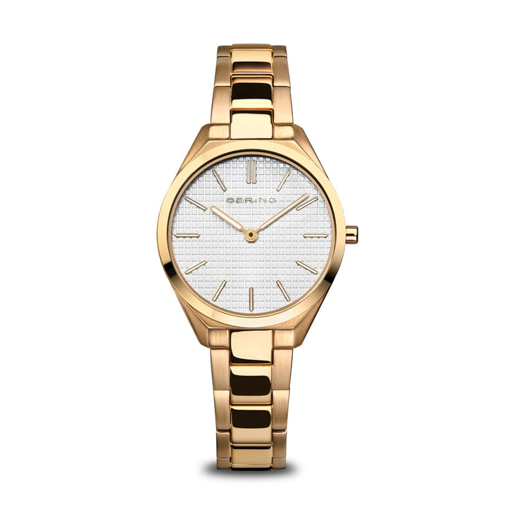 Bering dames horloge witte wijzerplaat - 17231-734