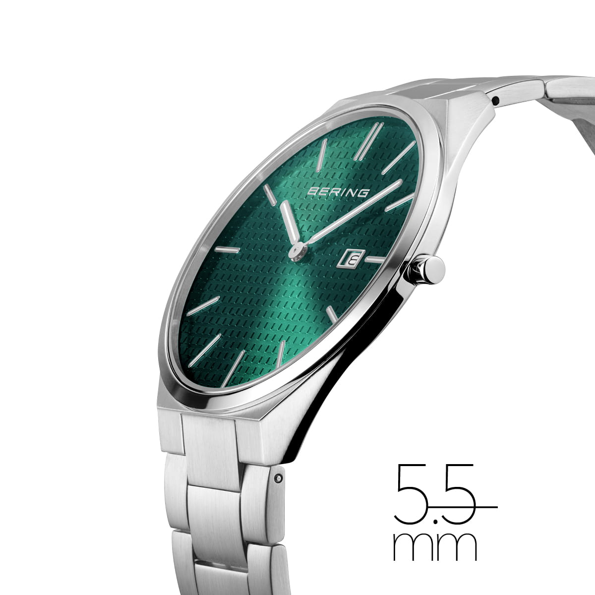 Bering montre pour homme cadran vert 17240-708