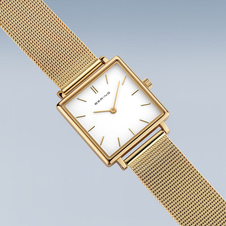 Bering dames horloge witte wijzerplaat - 18226-334